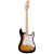 Squier Sonic® Stratocaster®, Maple Fingerboard, White Pickguard, Black